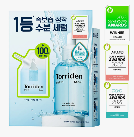 Torriden Dive-In Serum 50mL Refill Set (+50mL Refill Pack)