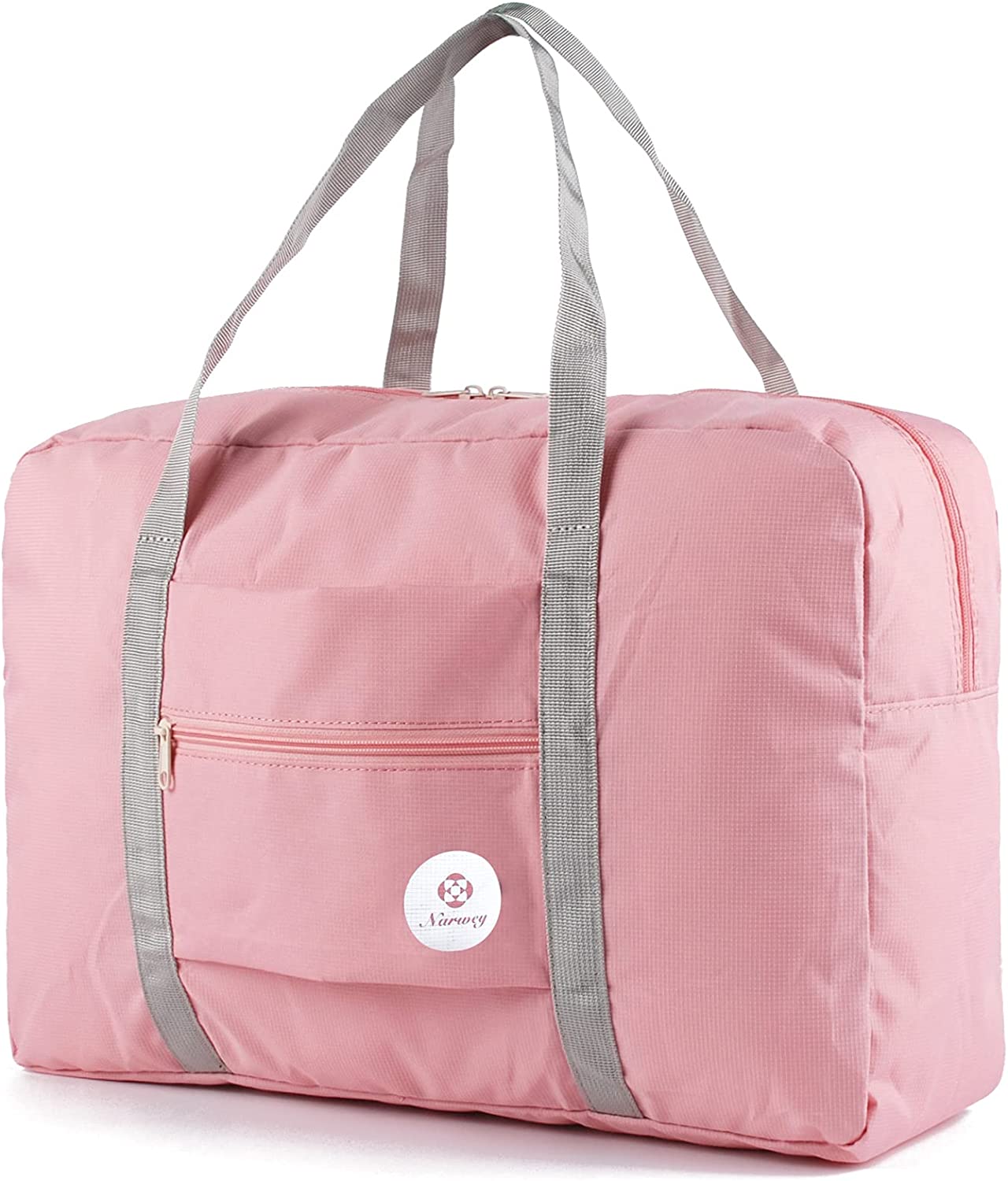 Narwey For Spirit Airlines Foldable Travel Duffel Bag Tote Carry on Luggage Sport Duffle Weekender Overnight for Women a